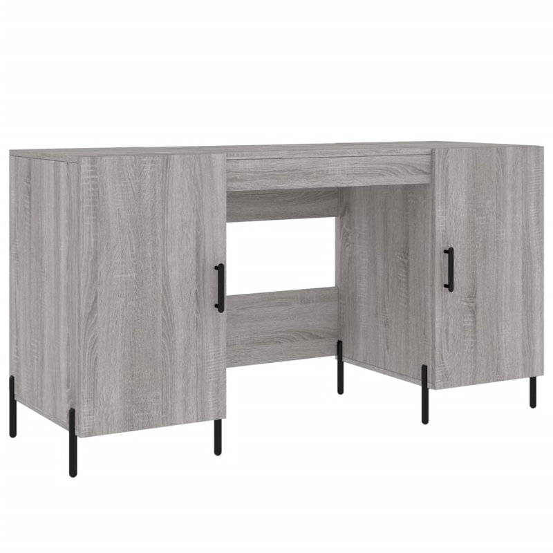 Bowerville Iron Writing Desk, Grey Sonoma