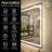 Aevar UL Certified Front & Back LED Anti-Fog Tempered Glass Bathroom/Vanity Mirror with 3-Year Warranty-1436819218