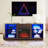 Modern 58" Electric Fireplace Tv Stand With Led Lights, Glass Shelves & Usb Charging Ports, Entertainment Center For Tvs Up To 65"-122913989-122914017