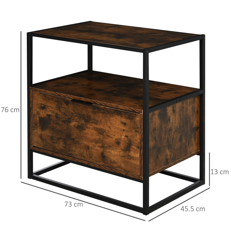 Kester 1 Drawer Bedside Table
