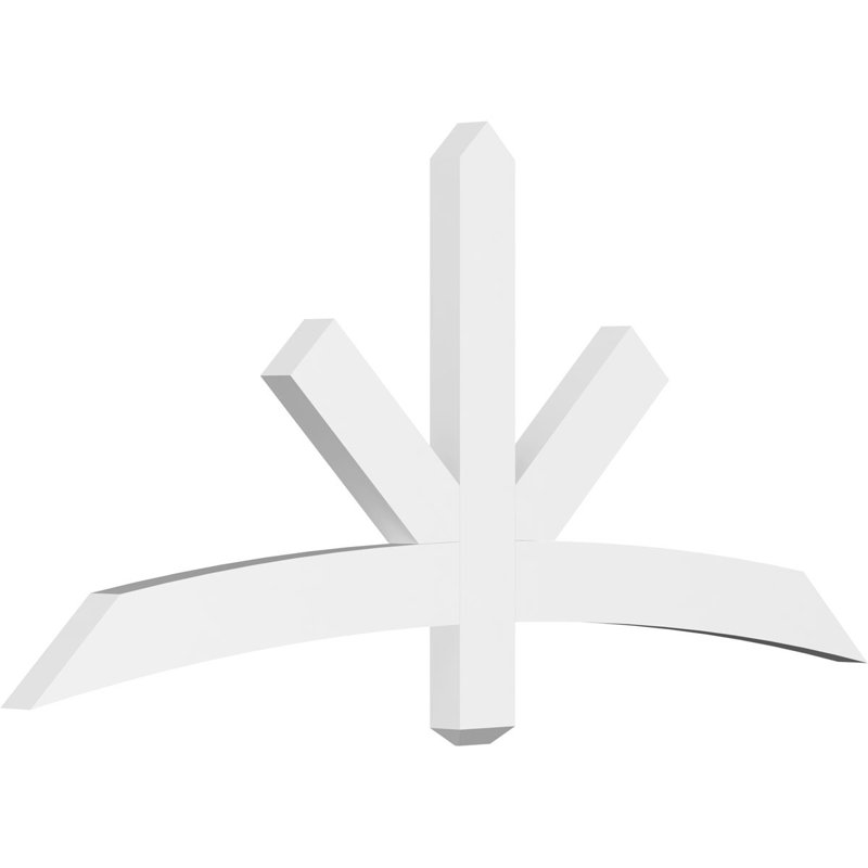 Support de pignon Alberta Alberta, H 27,5 po x l 60 po (pas: 11/12), P 2 po x F 6 po, Signature uréthane