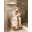 Tabouret de toilette en bois Acacia
