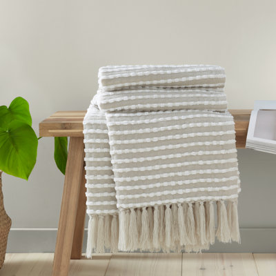 Stab Stitch 125x150cm Blanket Throw