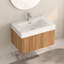 Meuble-lavabo mural 30 po avec lavabo intégré