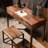 Black Walnut Wood Solid Wood Clamshell Dresser