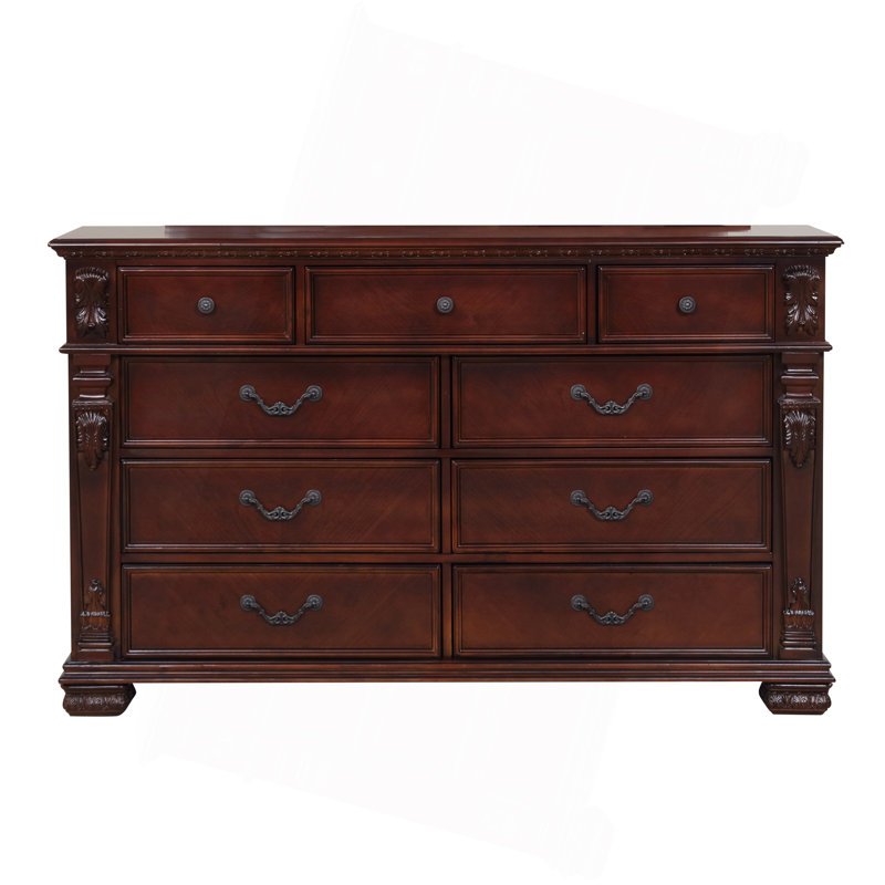 Commode à tiroirs Lyndon, cerisier