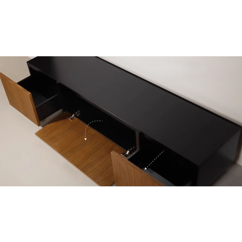 Meuble télé de salon de style américain, 70.87"