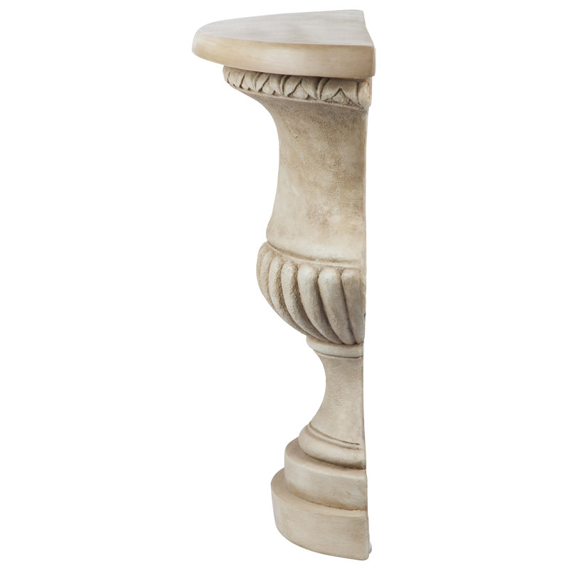 Stone Garden Wall Urn Console Table