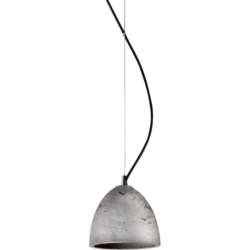 Mountview 1 - Light Dark Grey Dome Pendant