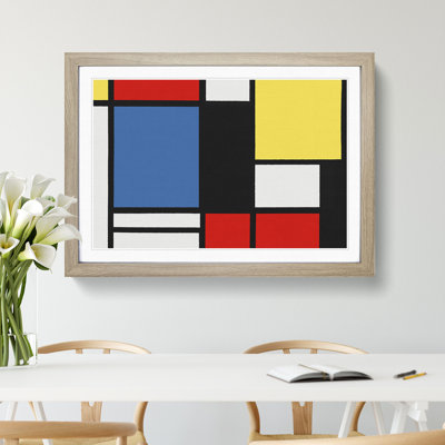 Composition Vol.3 by Piet Mondrian - Picture Frame Graphic Art