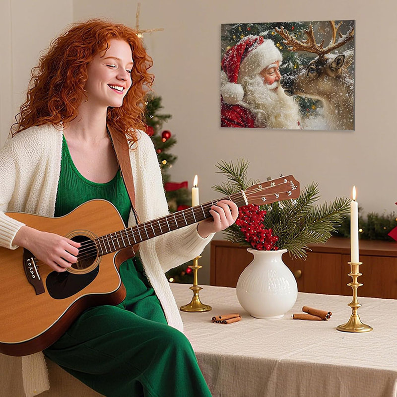 Snowy Christmas Santa