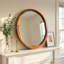 Miroir mural rond en bois massif-696575149-696575122