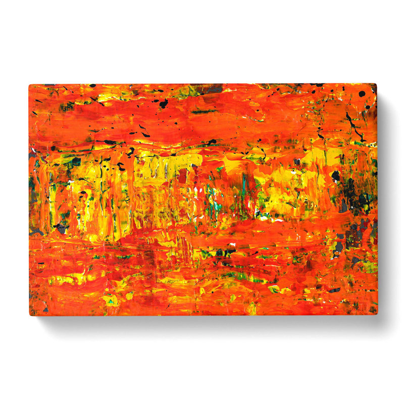 Abstract Art Painting Vol.174 by S.Johnson - Wrapped Canvas Painting, 50cm H x 76cm W x 3cm D