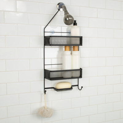 Suction Stainless Steel Shower Caddy