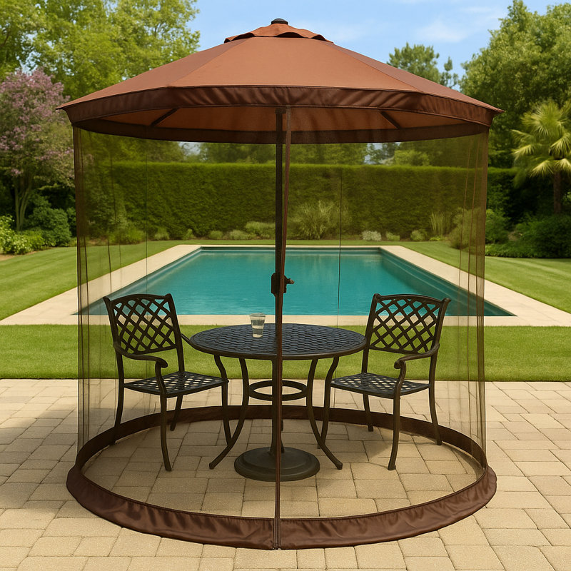 Artudatech Brown Polyester Screen for Canopy