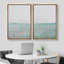 Ensemble de 2 peintures encadrées sur toile-76014495-76014497