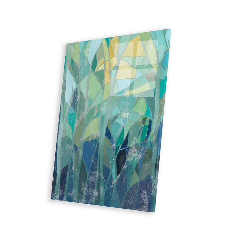 «St teint Glass Forest I» par Grace Popp - impression sans cadre, H 24 po x l 16 po x P 0,25 po