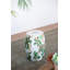 Tabouret de jardin en céramique 13 po x 13 po x 18 po