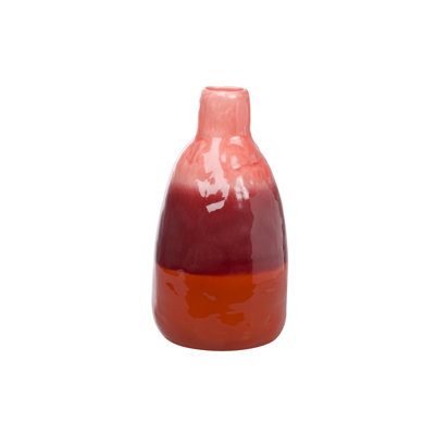 Abbiss Pink/Bordeaux Ceramic Table Vase