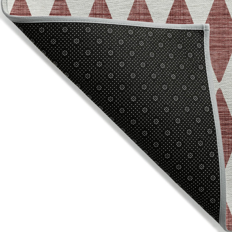 Tapis intérieur / extérieur Loreen avec envers antidérapant, Rectangle 5 pi x 7 pi 6 po