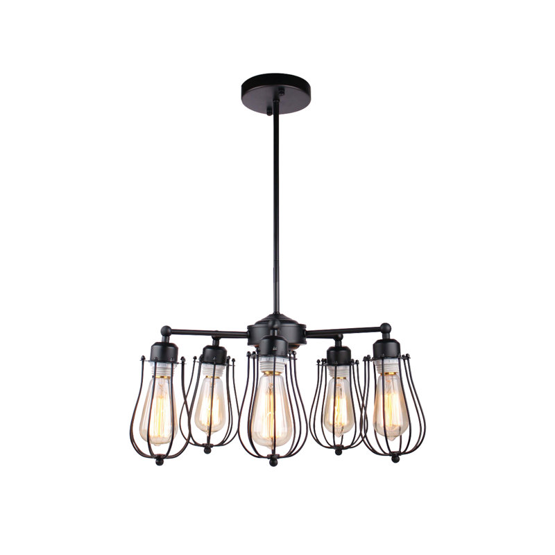 Luminaire suspendu à ampoule unique/unique à 5 lumières Broadway