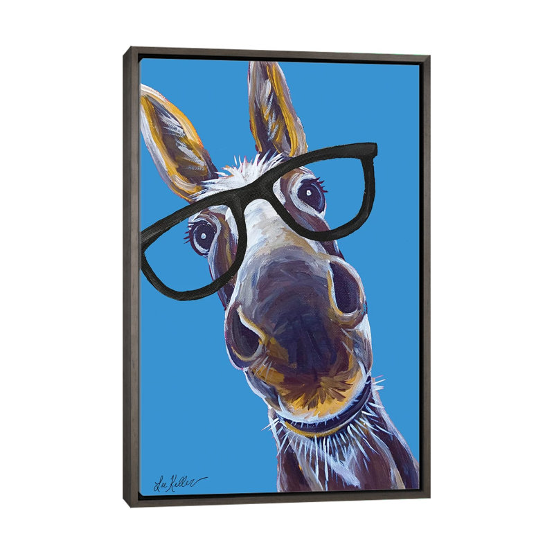 Reproduction d’art par hippie Hound studios-impression, Pas de tapis, H 26 po x l 18 po x 1,5 po