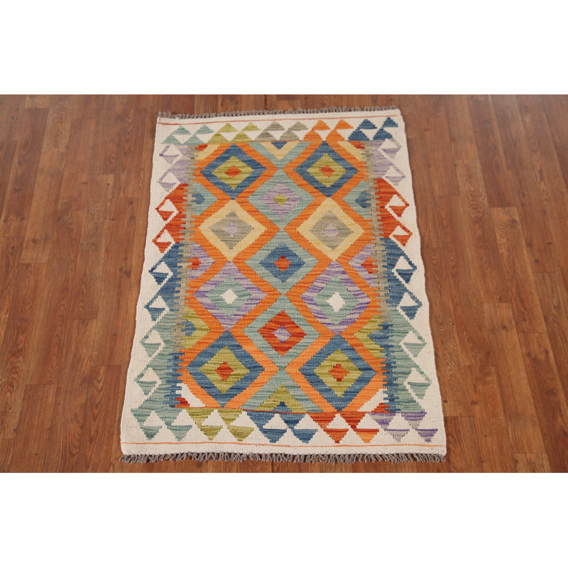 South Western Kilim Oriental Accent Rug 3x4