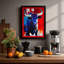 Bold Bull Portrait Modern - Print-136623822-136623824