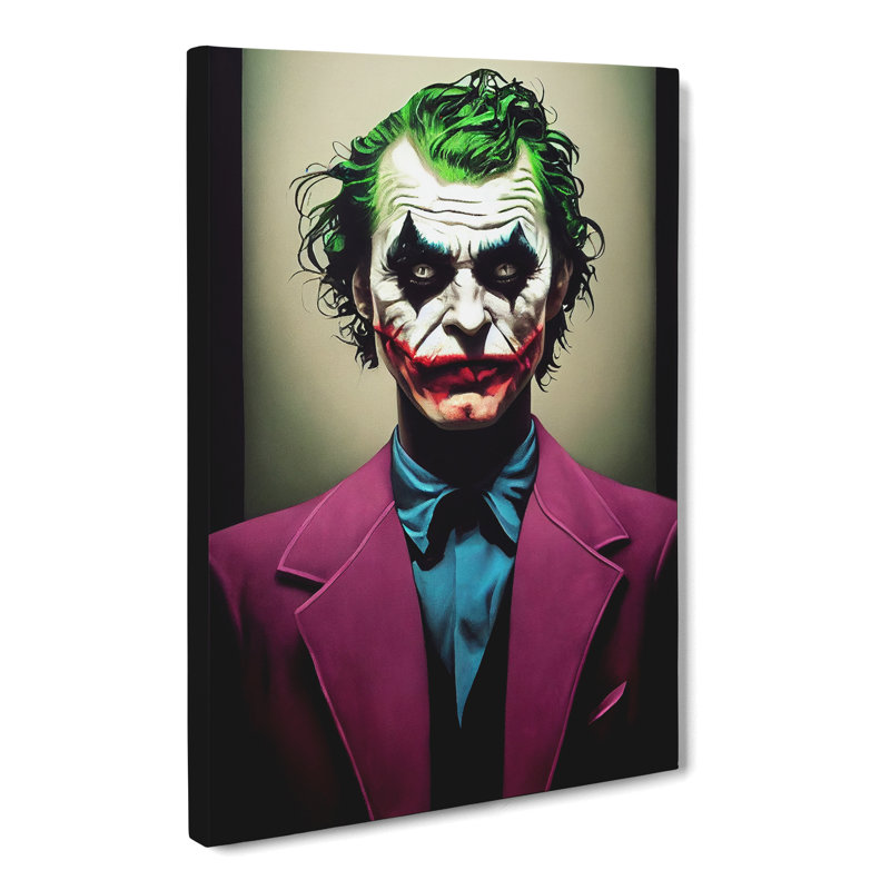 The Joker Vol.1 - Wrapped Canvas, 50cm H x 35cm W x 3cm D