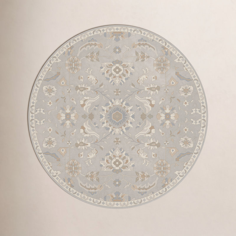 Arden Wool Oriental Indoor Rug, Round 8'