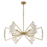 Marbella 6-Light Chandelier in Gold Shimmer by Breegan Jane