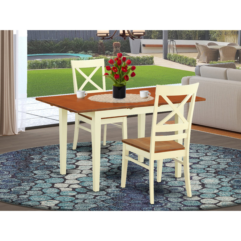3 pièces: table, 2 chaises