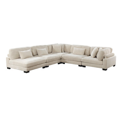 Constantino 5-piece L-shape Modular Sectional