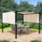 10 Ft. W x 10 Ft. D Steel Pergola with Canopy