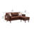 Gouvernour L Shaped Sectional Sofa Chaise with USB Charger & Pillows-113065653-113065654-113065662
