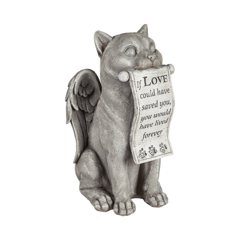 Cat Weather Resistant Plastic Garden Statue