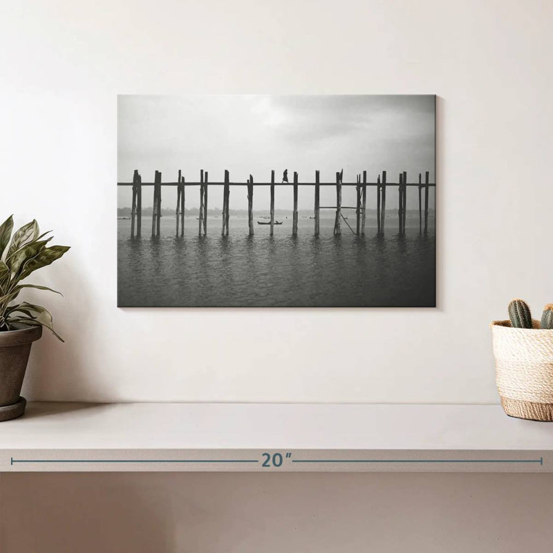 Lilie Crossing U Bein Bridge, 8" H x 12" W