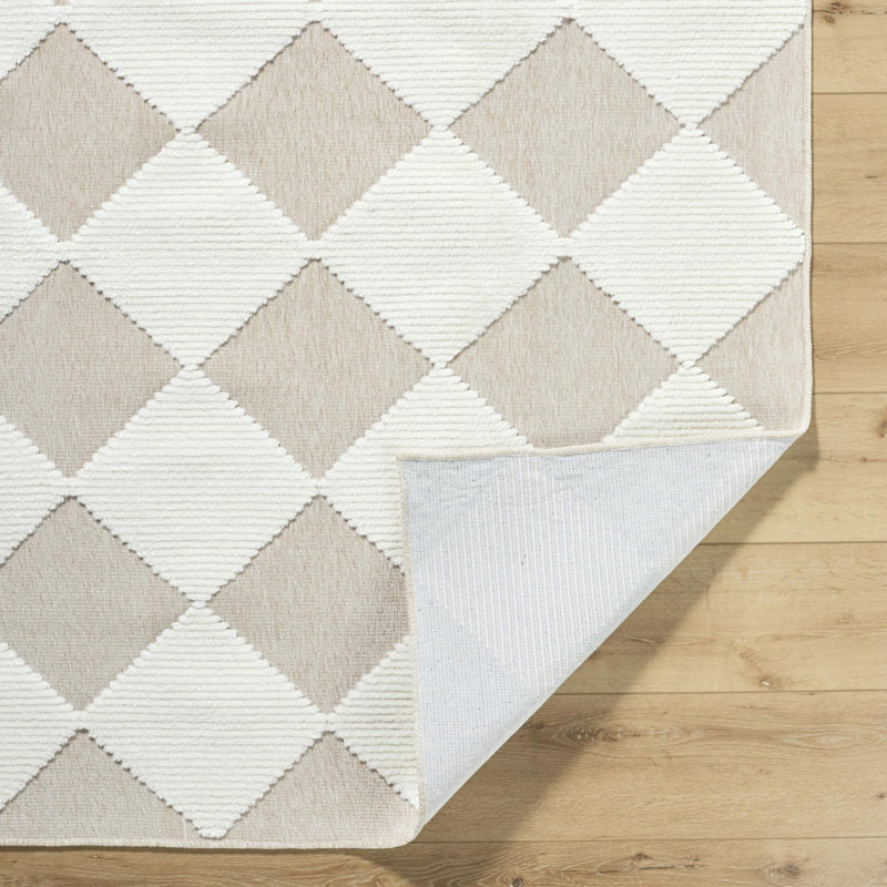 Grannis Machine Washable Indoor Area Rug, Rectangle 5' x 7'2"