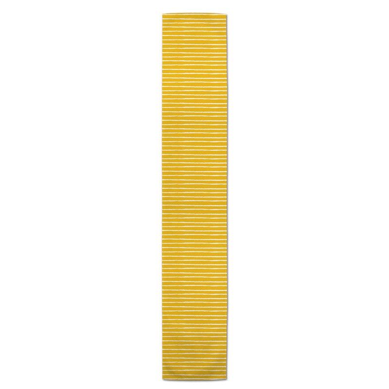 Chemin de table Vancouver, 72 po x 16 po, Jaune