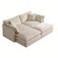 Canapé de causeuse moderne en tissu pour salon, canapé profond de grande taille avec coussins, chenille beige-920621416