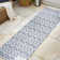 Michela High-Low Pile Knotted Trellis Geometric Black/Ivory Indoor/Outdoor Rug