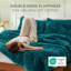 Ensembles d'édredon pour grand lit - 3 pièces de literie en molleton rose moelleux à double face, esthétique rayée confortable pour les chambres modernes et d'invités, décoration intérieure de luxe toutes saisons-122269094-100517525