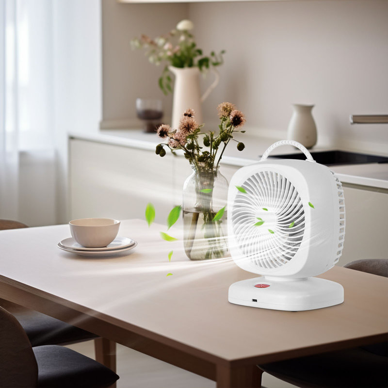 Ventilateur de charge kbndieu USB, White