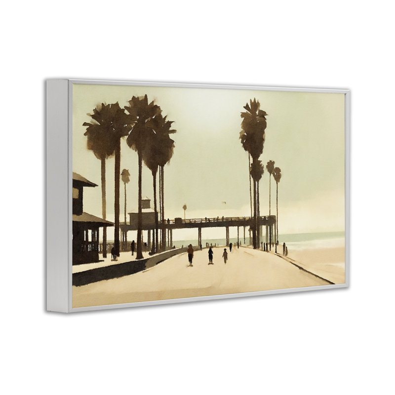 Art giclée sur la plage tropicale Stupell Industries par Noah Bay, H 16 po x l 24 po