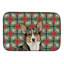 Tapis de vaisselle Brindle Cardigan Welsh Corgi Christmas PoinsettIas