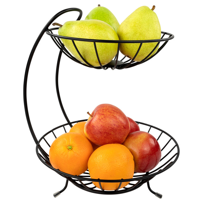 Panier à fruits Enia, Noir