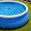 Piscine en maille gonflable à ressorts papillon * 305 * 76, piscine, piscine gonflable-124900054