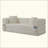 Modern Cord Sofa With Stylish Appearance, Classic Square Design, Unique Two-Tier Design, Convertible Into A Bed, Ideal For Apartments And Large Spaces.-1315111064