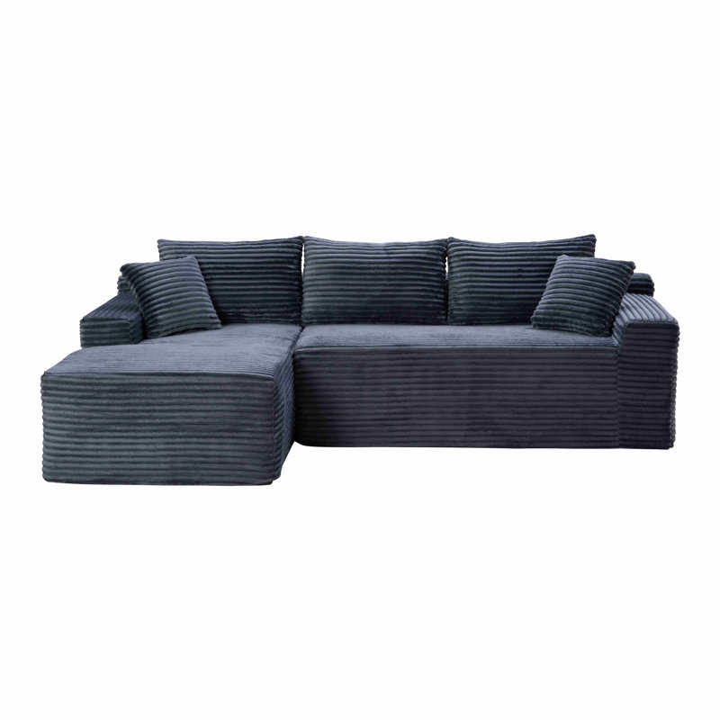 Canapé modulaire 106,3 po Cloud, Gris
