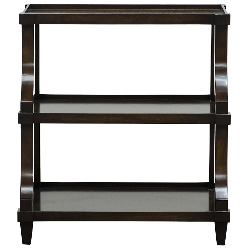Carlsbad Solid Wood End Table, Espresso